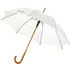 23" Kyle-sateenvarjo, automaattisesti avautuva, puinen varsi, valkoinen lisäkuva 1